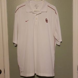 OU nike dri fit polo